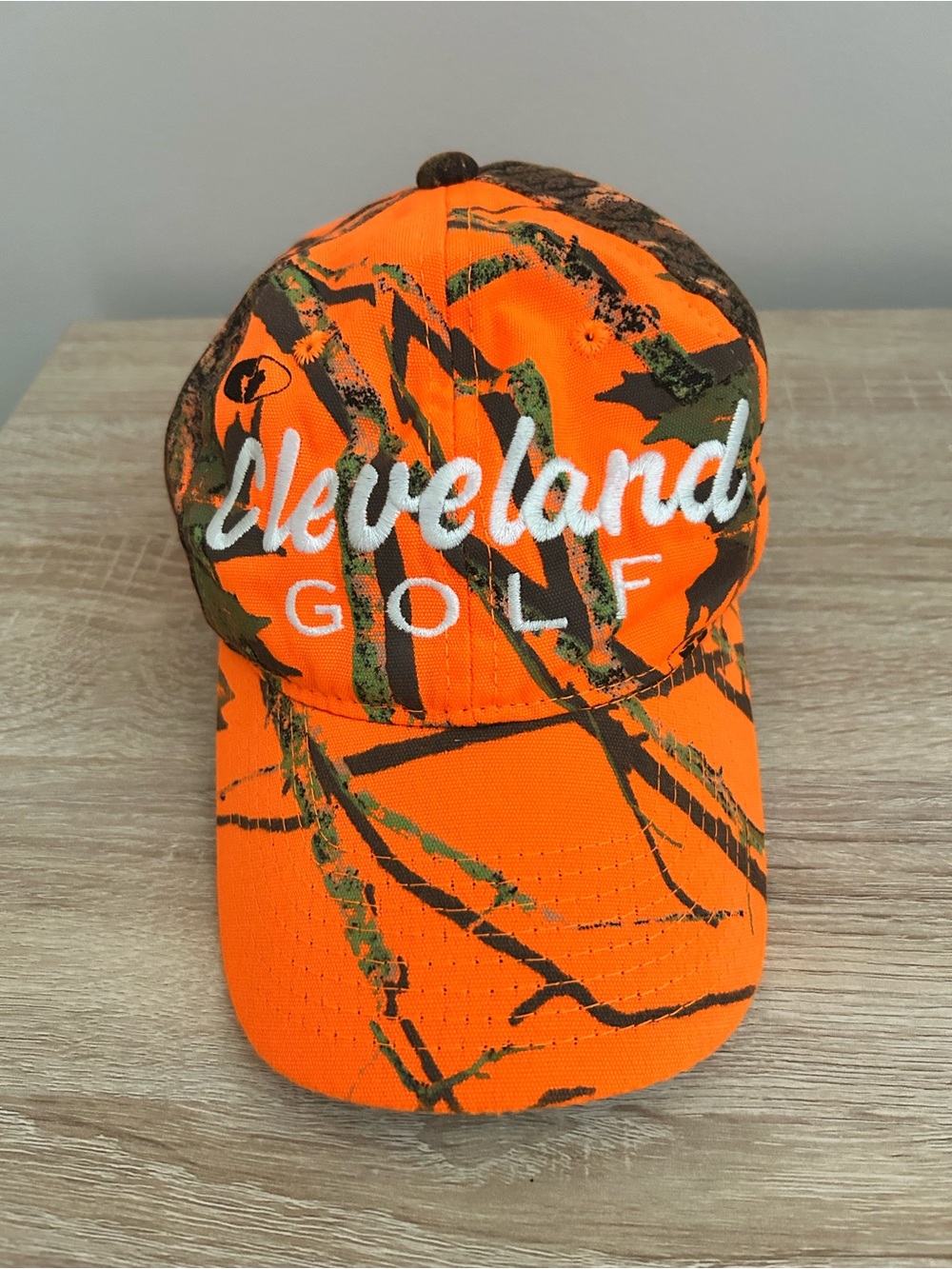 Cleveland Golf Srixon Orange Camo Mossy Oak Hunting Golf Hat